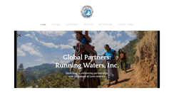 Desktop Screenshot of globalpartnersrunningwaters.org