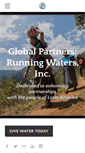 Mobile Screenshot of globalpartnersrunningwaters.org